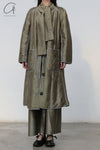 MUTEDANCE long tie jacket MD23FW61 olive PM107